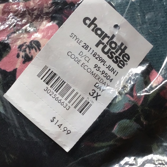 Floral Print Leggings - Picture 4 of 4